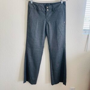 7 For All Mankind Dark Gray Wide-Leg Jeans